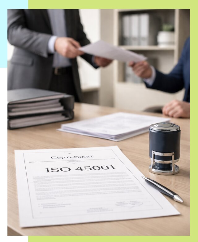 Сертификат ISO 45001 в Стрежевом под ключ от 45878 р. | Сертэкс